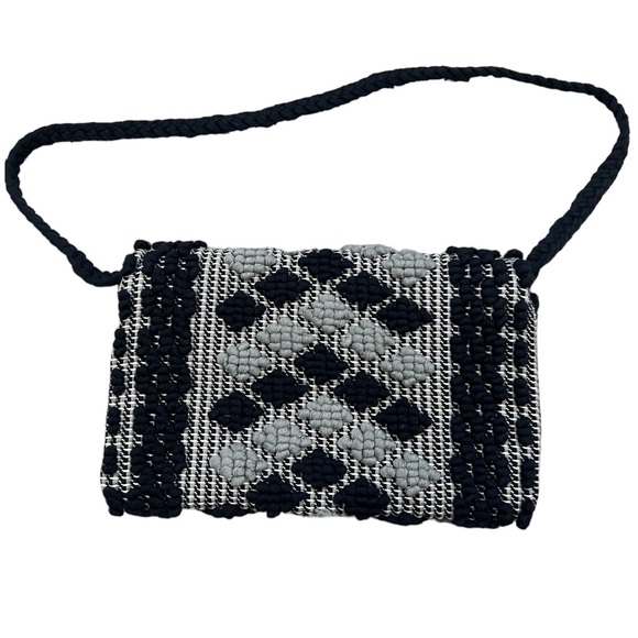 Antonello Tedde Woven Handbag Black Grey - Picture 4 of 9